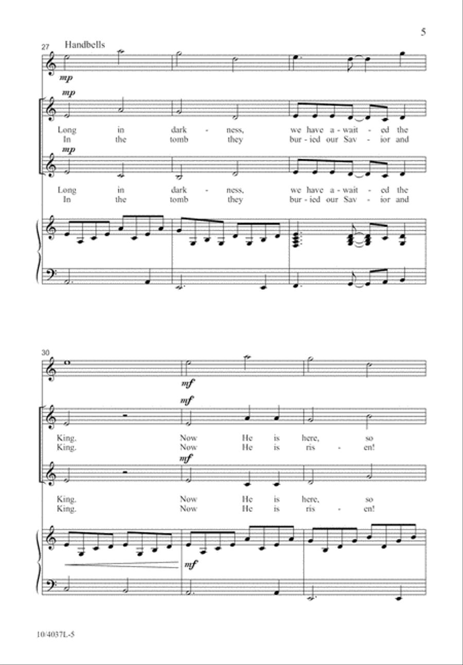 Sing Allelu Sing Allelu Unison Choir scores gallery preview page 5