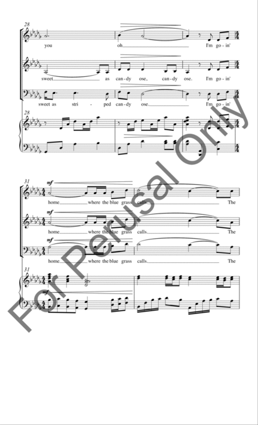 Green Coffee Grows Green Coffee Grows 3-Part scores gallery preview page 6