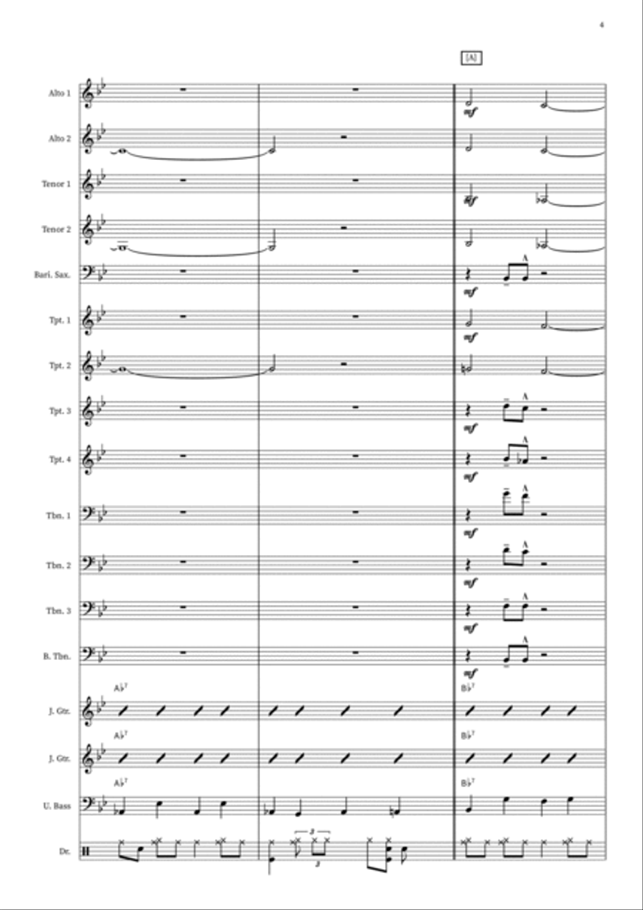 Freddie Freeloader Jazz Ensemble scores gallery preview page 4