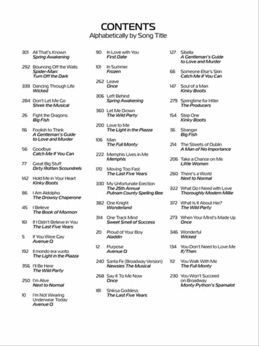 21st Century Musical Theatre – Second Edition Voice scores gallery preview page 3