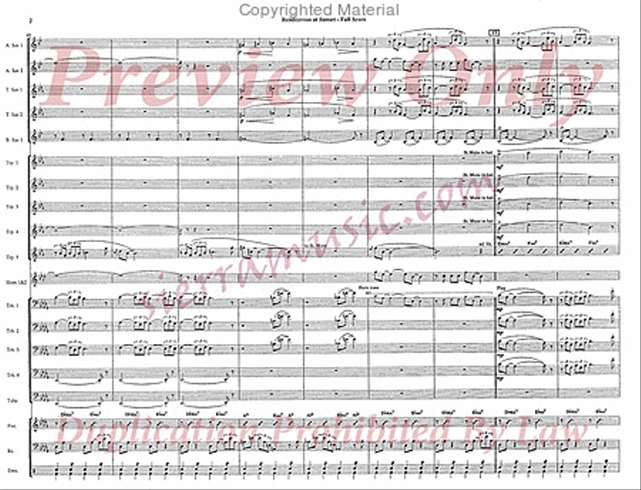 Rendezvous At Sunset Jazz Ensemble scores gallery preview page 3