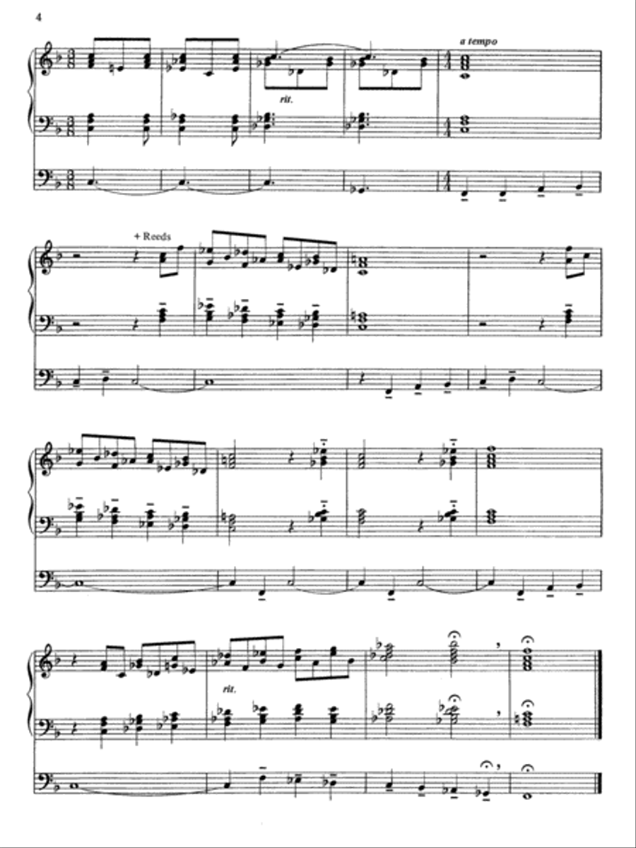 Three Christmas Carols for Organ Organ Solo scores gallery preview page 5