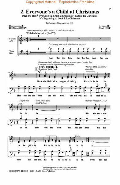Christmas Time Is Here (Choral Medley) by Mac Huff Choir - Sheet Music