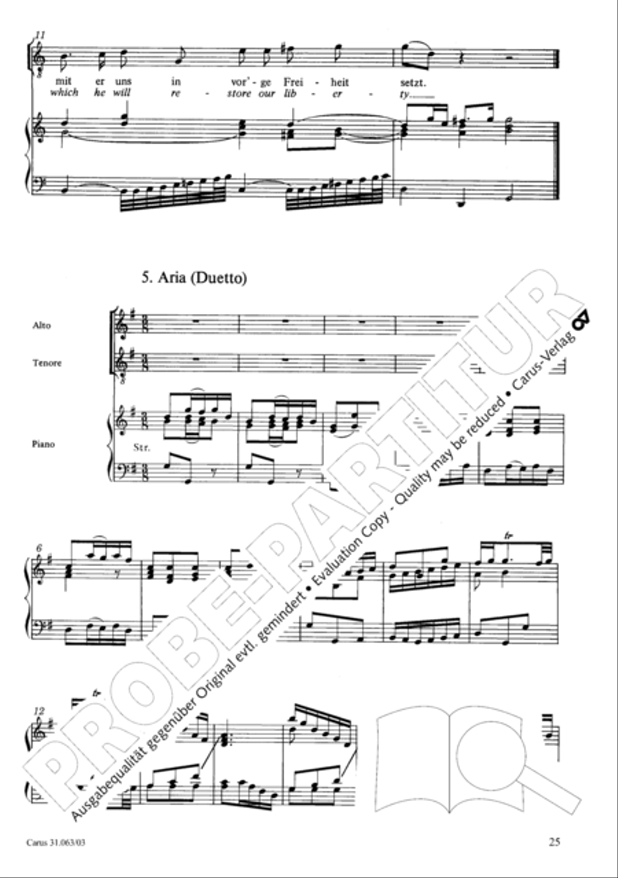 Christians, etch this blessed day (Christen, atzet diesen Tag) 4-Part scores gallery preview page 26