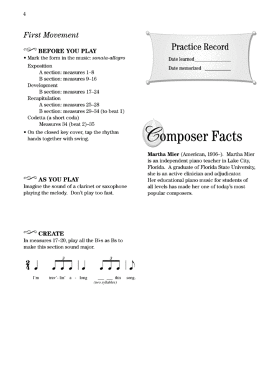 Lyrical Sonatinas, Book 2 Piano Solo scores gallery preview page 6