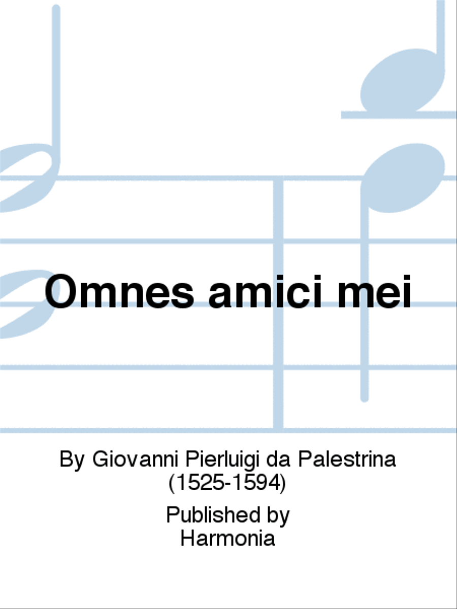 Omnes amici mei Omnes amici mei TTBB scores gallery preview page 1