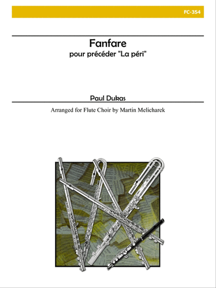 Fanfare pour predecer La Peri for Flute Choir Flute Choir scores gallery preview page 1