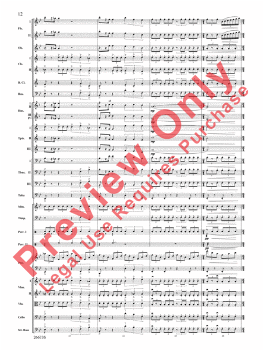 Superman Returns, Concert Selections from Full Orchestra scores gallery preview page 13