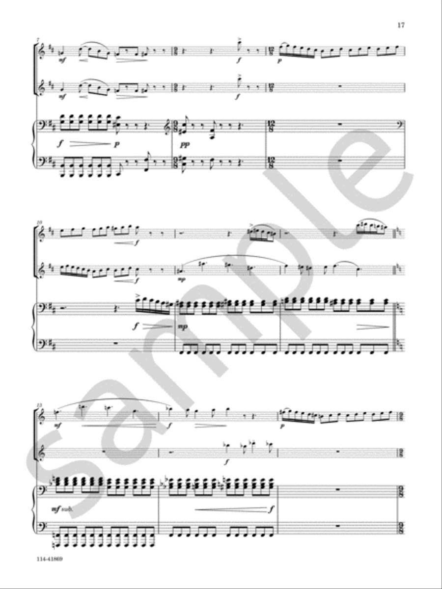 Sonata for Short Attention Spans Chamber Music scores gallery preview page 11