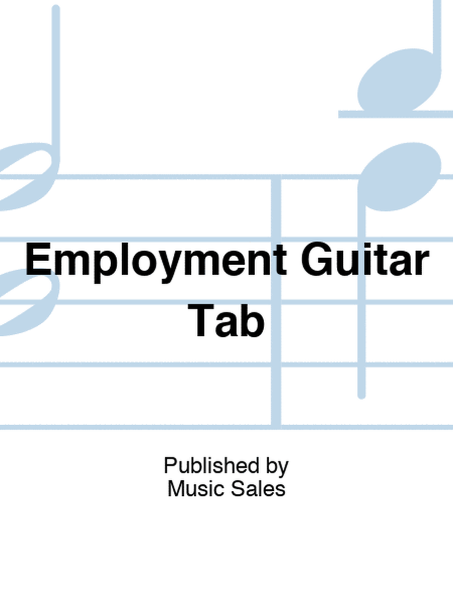 Employment Guitar Tab