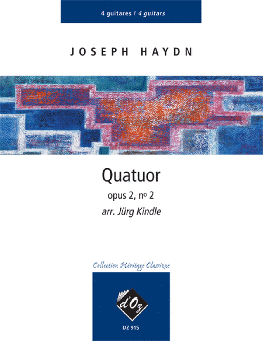 Quatuor opus 2, no 2 Guitar Ensemble scores gallery preview page 1