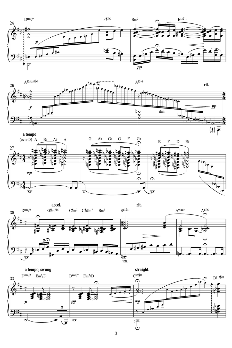 Reflections In D Reflections In D Piano Solo scores gallery preview page 3