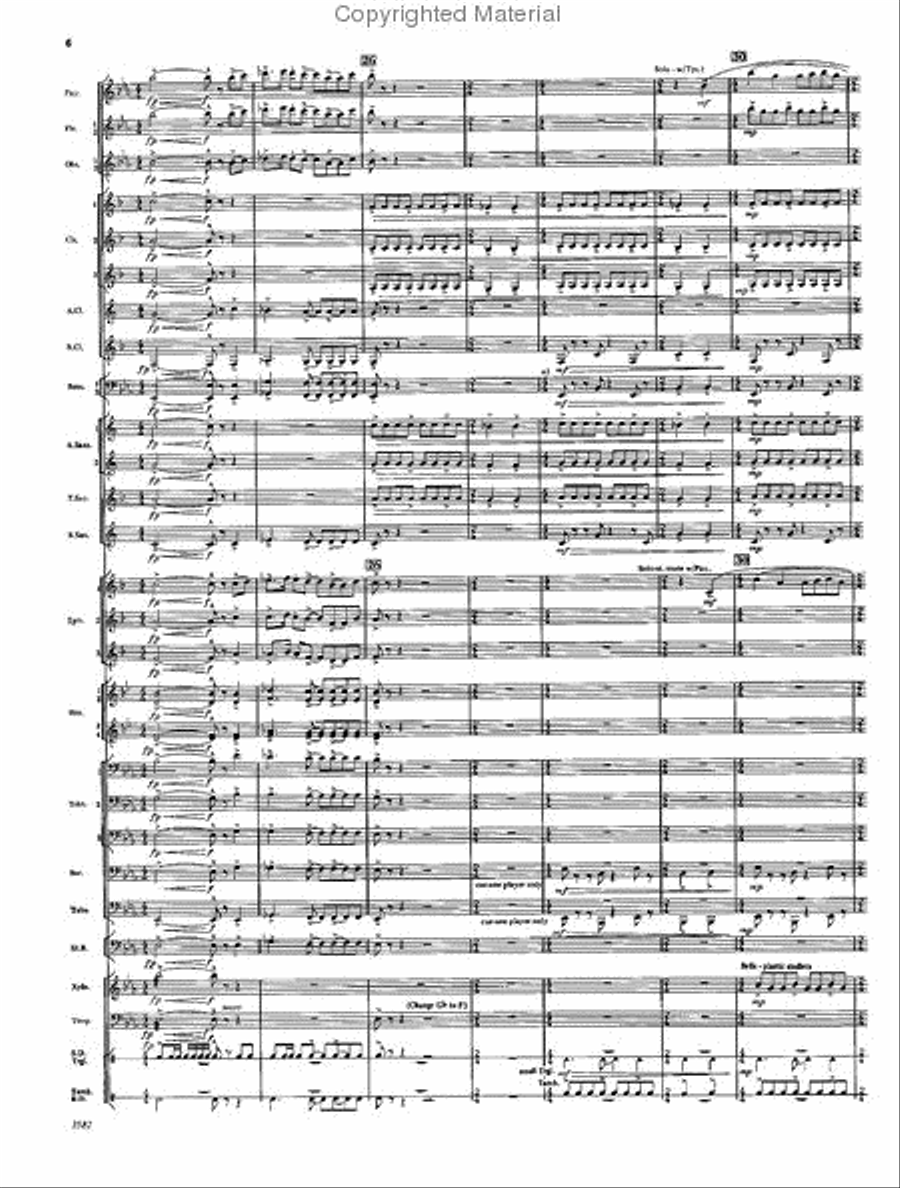 Seagate Concert Band scores gallery preview page 6