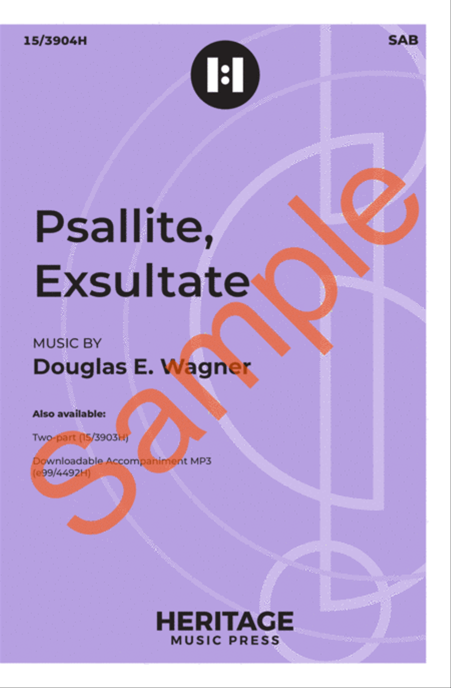 Psallite, Exsultate 3-Part scores gallery preview page 2