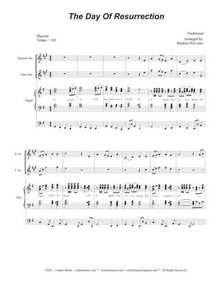 The Day Of Resurrection (Duet for Soprano and Tenor Saxophone - Organ accompaniment)