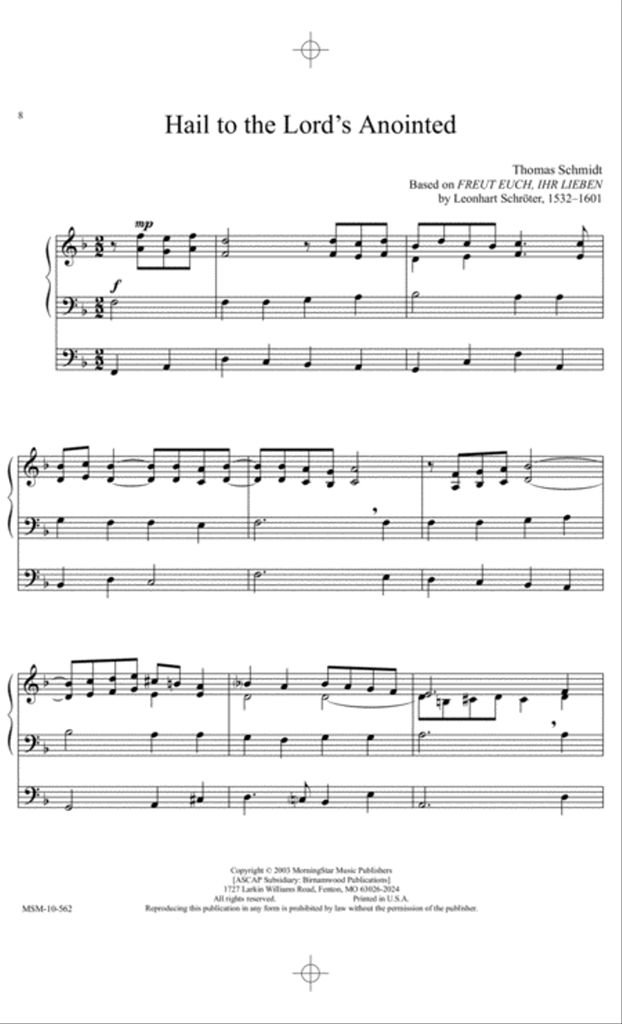 All Glory Be to God on High: Seven General Hymn Preludes Organ scores gallery preview page 3