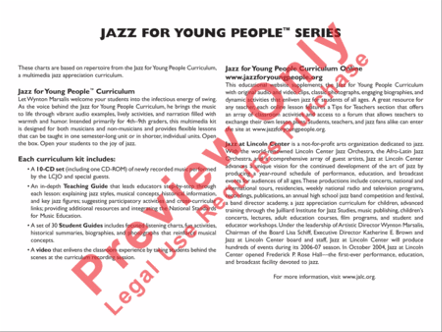 Amazing Grace Amazing Grace Jazz Ensemble scores gallery preview page 4