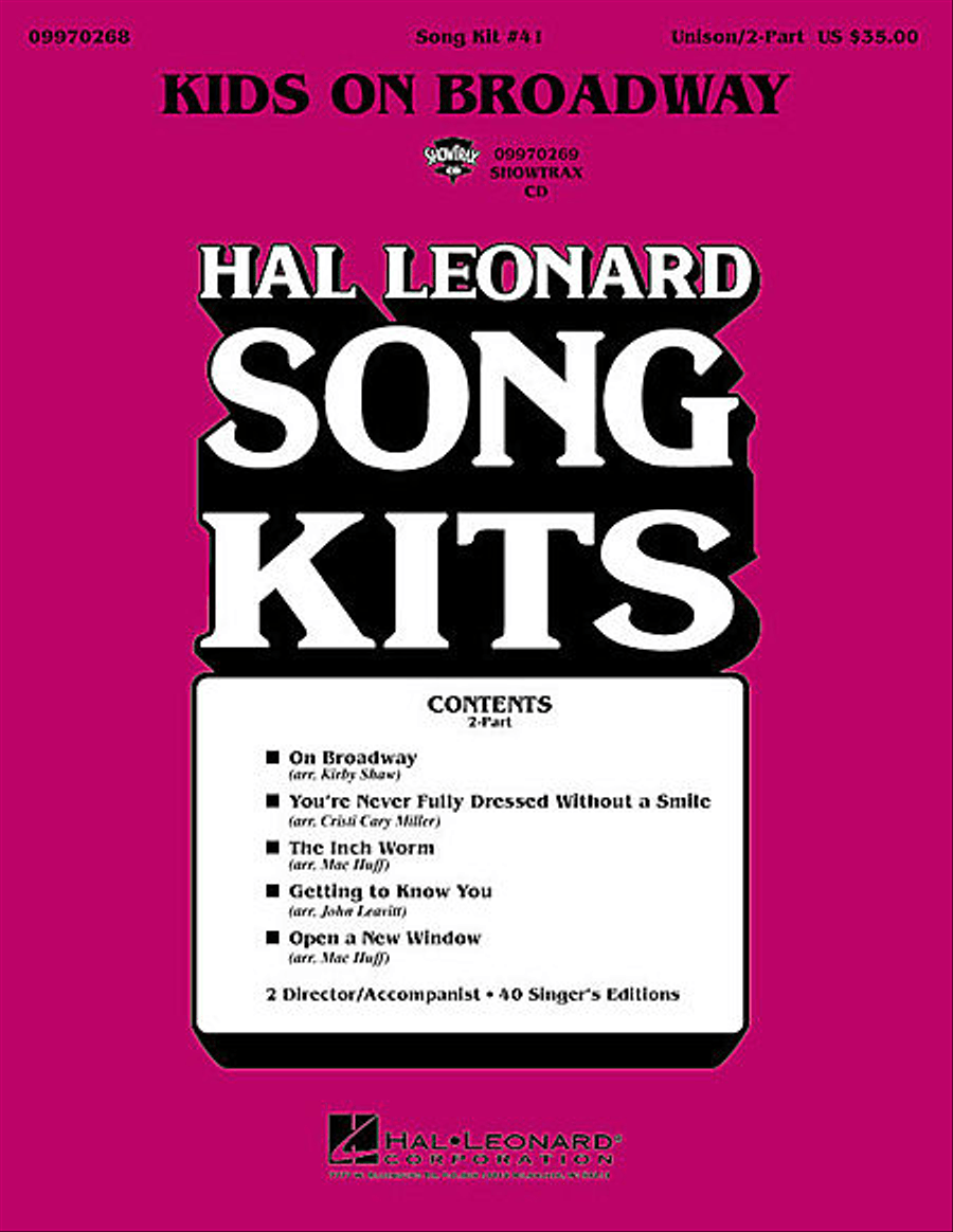 Kids on Broadway (Song Kit #41) Choir scores gallery preview page 1