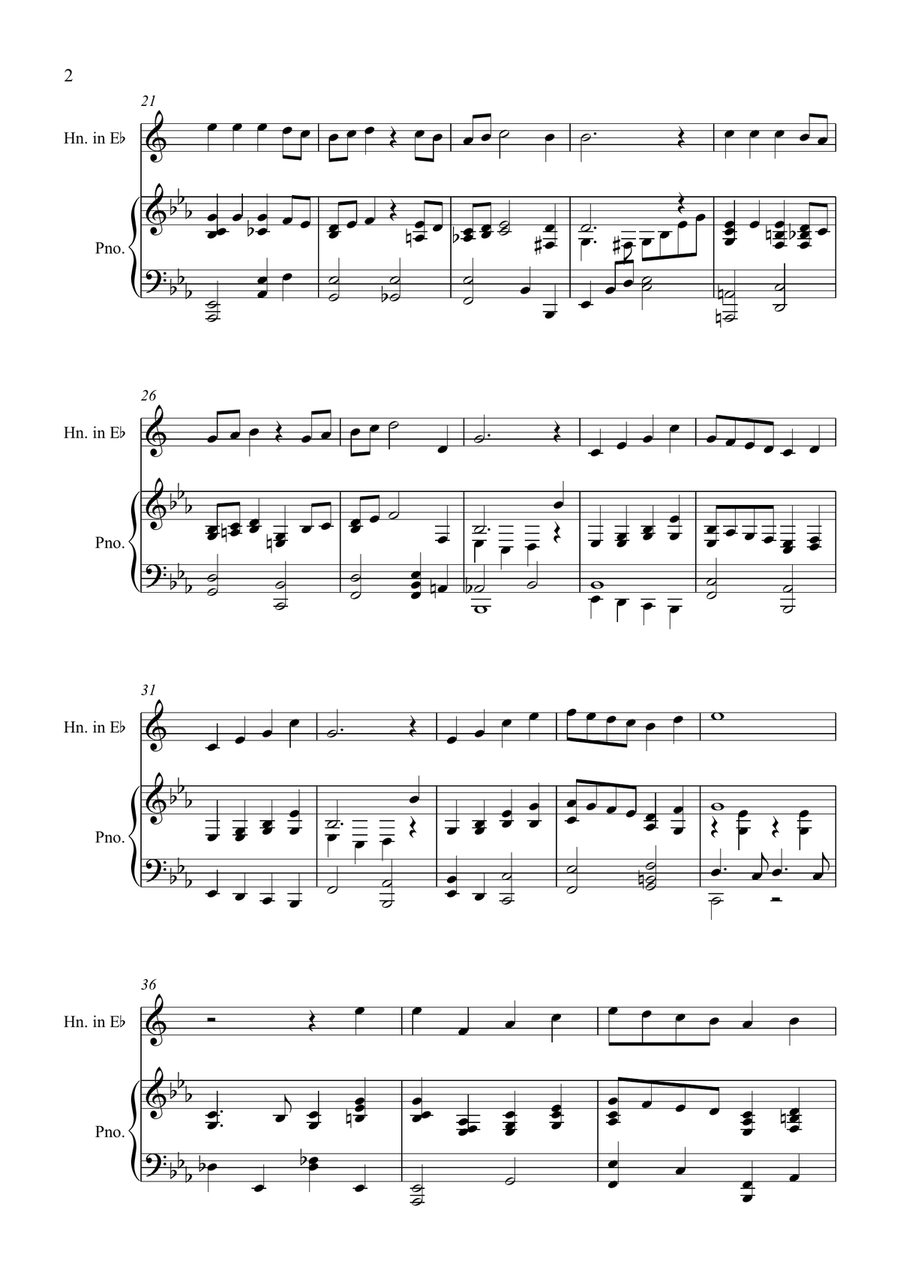 Have Yourself A Merry Little Christmas Horn scores gallery preview page 2