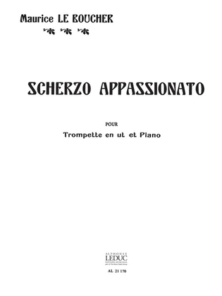 Book cover for Scherzo Appassionato (c Trpt) (trumpet & Piano)