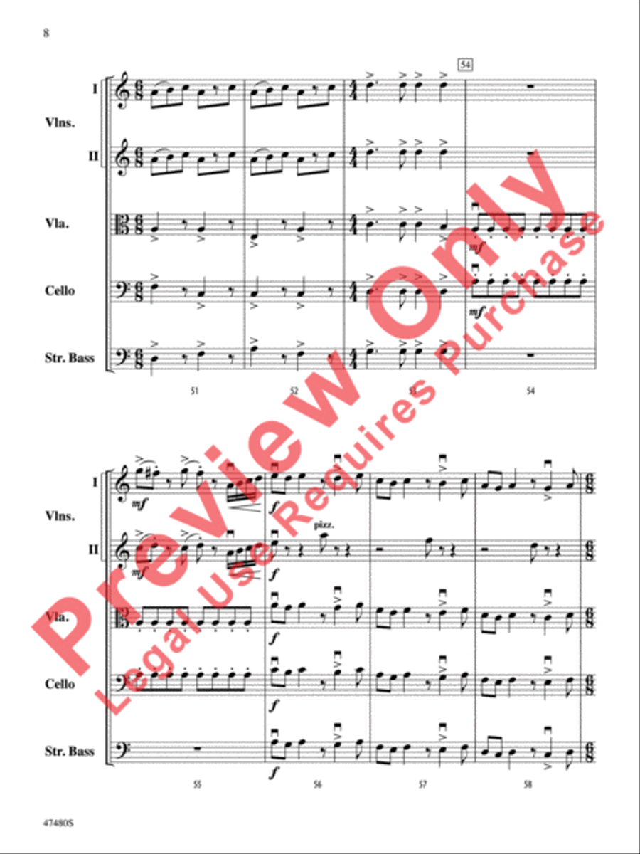 Primal Strings String Orchestra scores gallery preview page 9