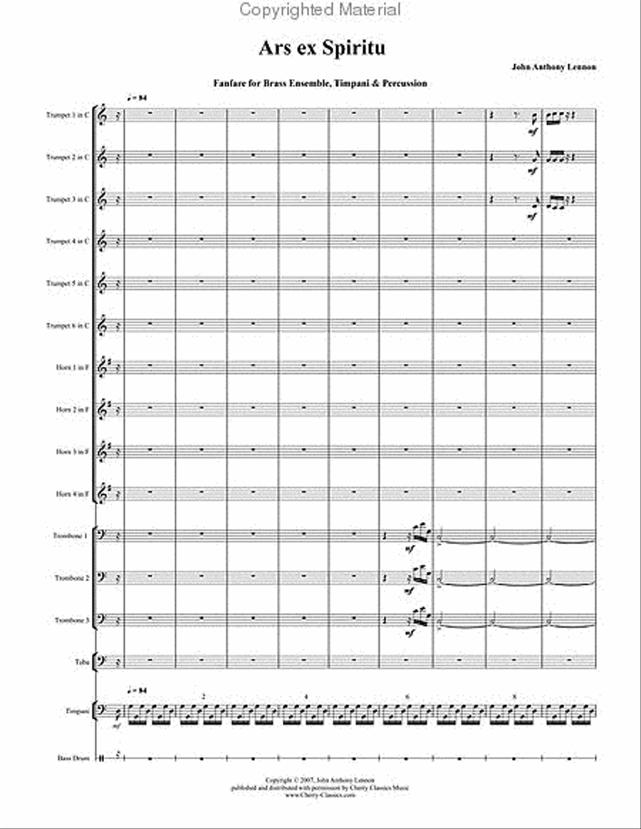 Ars ex Spiritu Ars ex Spiritu Horn scores gallery preview page 3