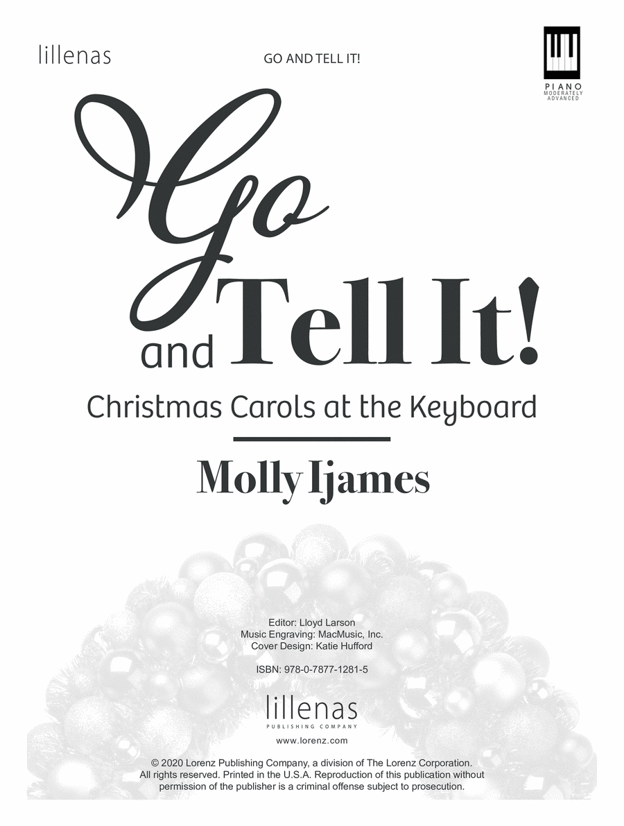 Go and Tell It! Piano Solo scores gallery preview page 1
