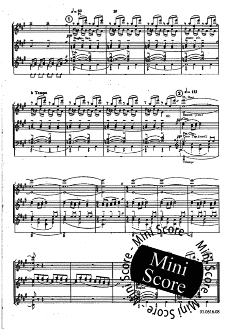 Carmina Burana Concert Band scores gallery preview page 14