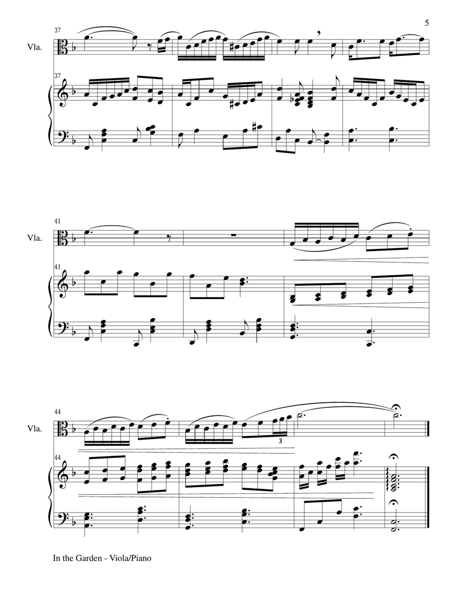 THREE HYMN ARRANGEMENTS for VIOLA and PIANO (Duet – Viola/Piano with Viola Part) THREE HYMN ARRANGEMENTS for VIOLA and PIANO (Duet – Viola/Piano with Viola Part) Piano Accompaniment scores gallery preview page 6