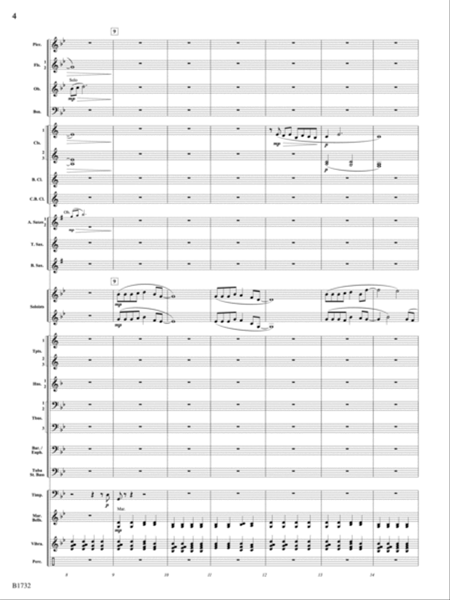 Gateways: Score Concert Band scores gallery preview page 4