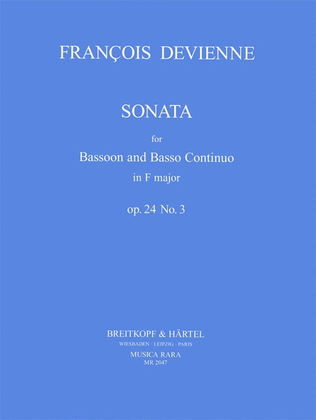 Book cover for Bassoon Sonatas Op. 24