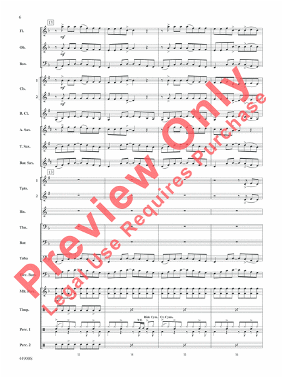 She's Kinda Hot Concert Band scores gallery preview page 7