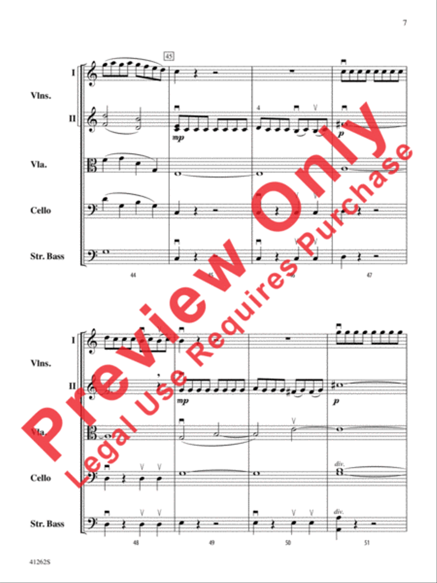 Cosi Fan Tutte String Orchestra scores gallery preview page 8