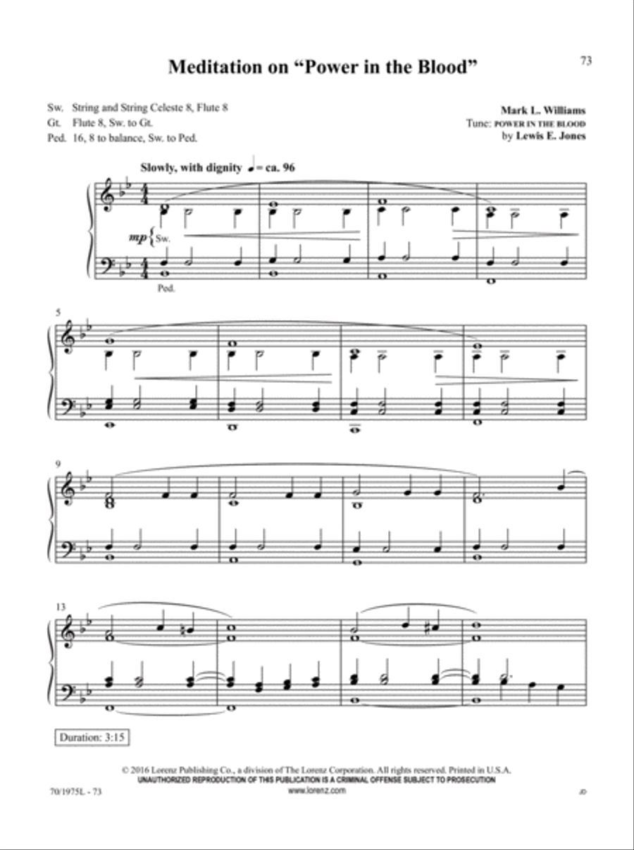 Easy Organ Library, Vol. 60 Organ Solo scores gallery preview page 28