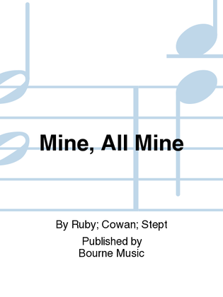 Book cover for Mine, All Mine
