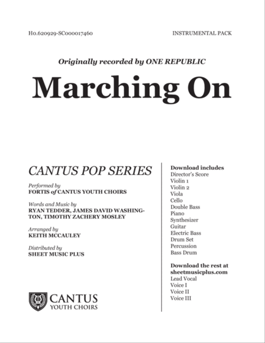 Marching On Large Ensemble scores gallery preview page 1