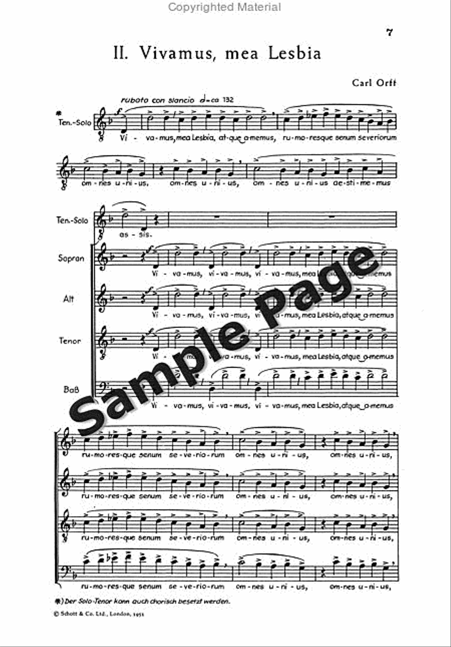 4 A Cappella Choruses 4-Part scores gallery preview page 7