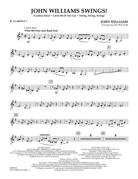 John Williams Swings! - Bb Clarinet 3