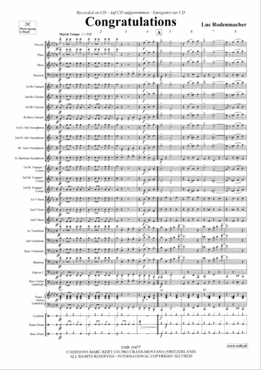 Congratulations Congratulations Concert Band scores gallery preview page 4