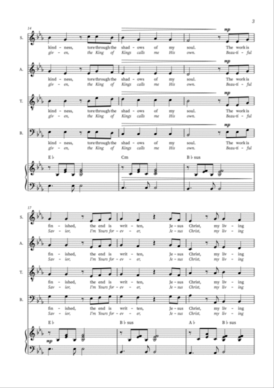 Living Hope 4-Part scores gallery preview page 3