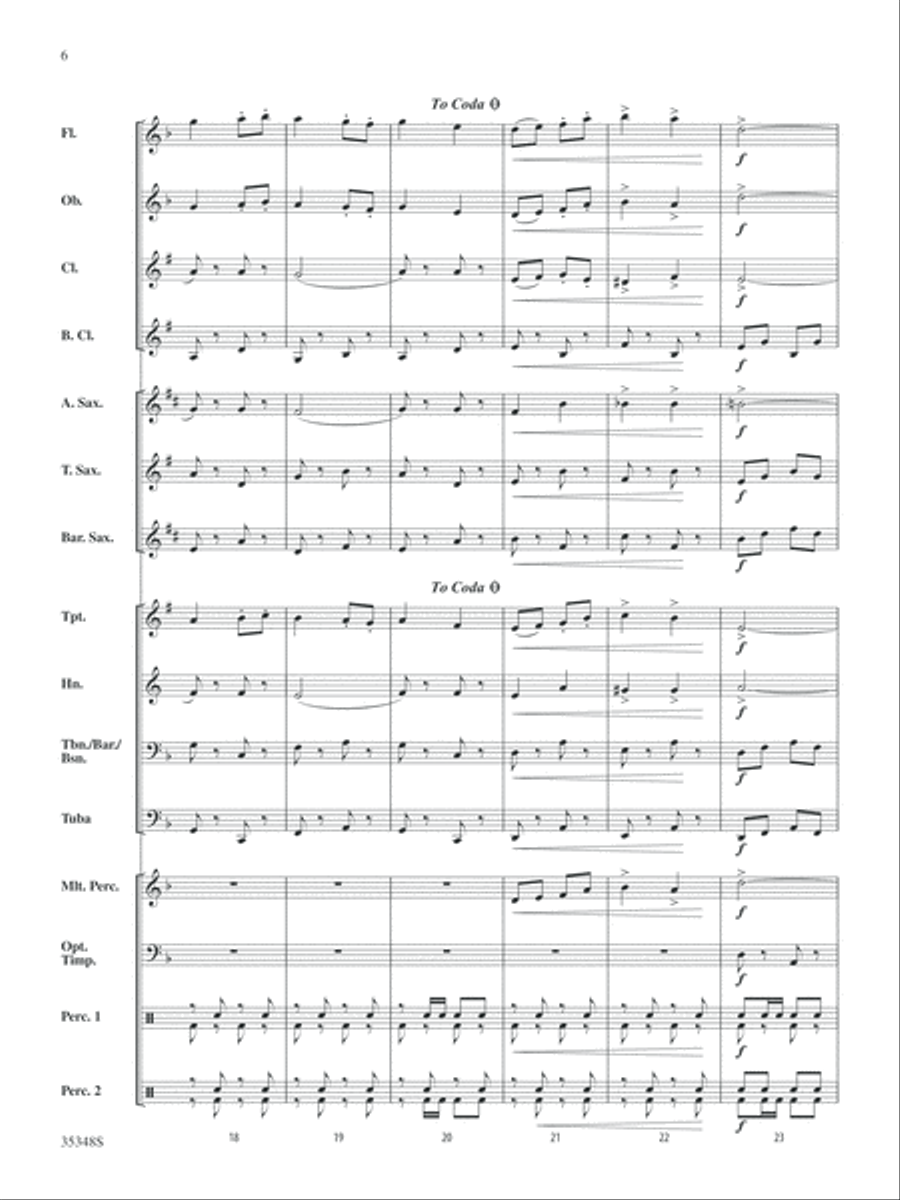 Andalucía: Score Andalucía: Score Concert Band scores gallery preview page 6