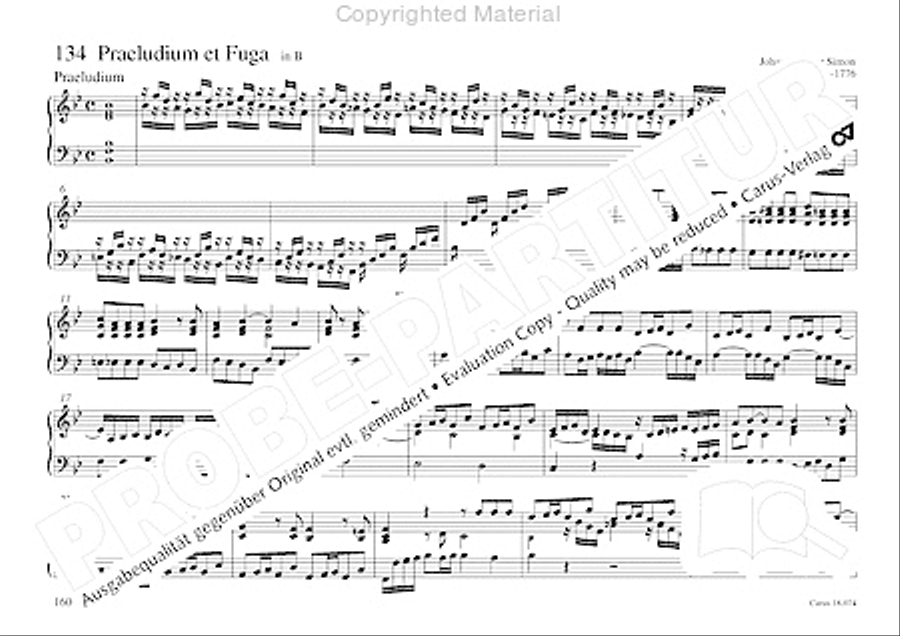 Organo pleno. Orgelstucke zum Ein- und Auszug Organ Solo scores gallery preview page 168