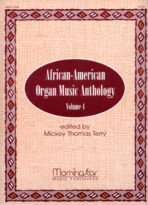 Book cover for African-American Organ Music Anthology, Volume 4