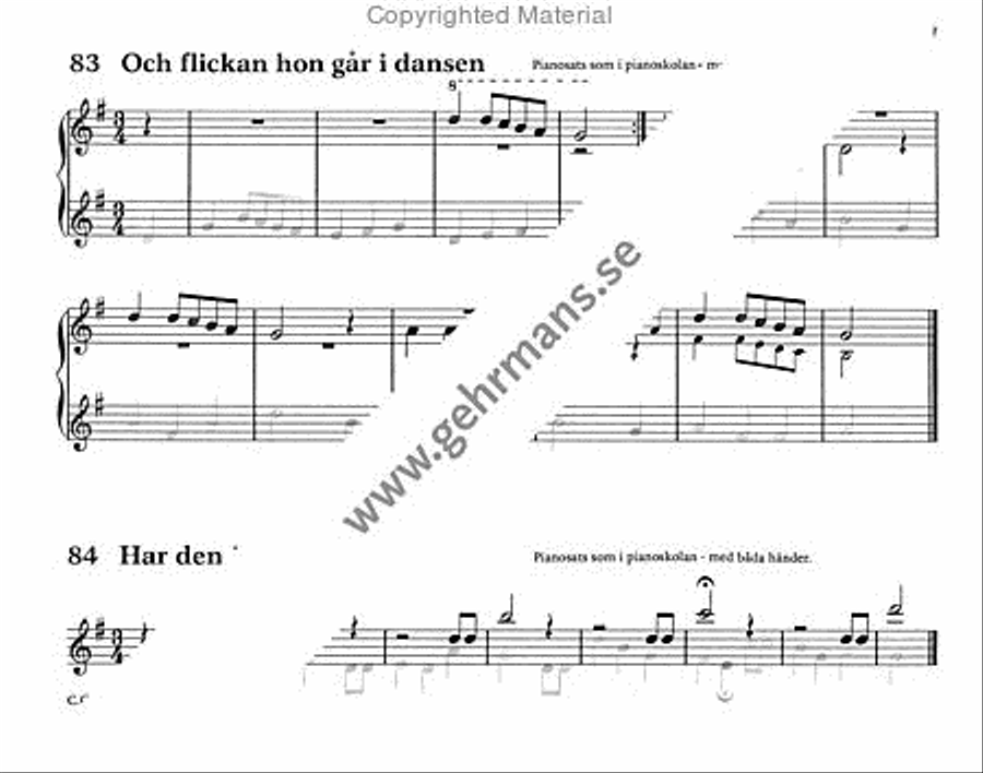 Flerhandigt 2 Piano Duet scores gallery preview page 2