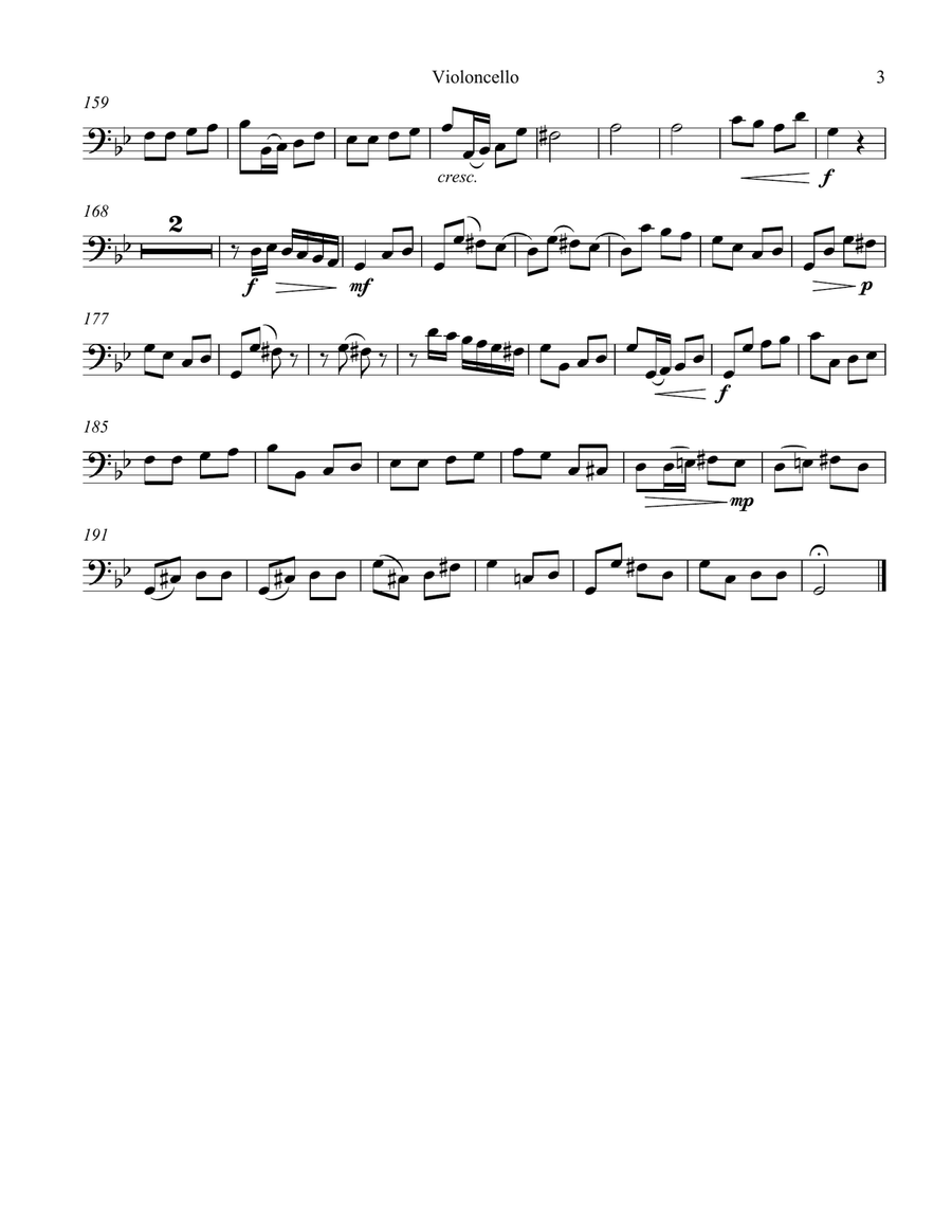 Violin Concerto Op. 12 #1 in G Minor First Movement String Orchestra scores gallery preview page 6