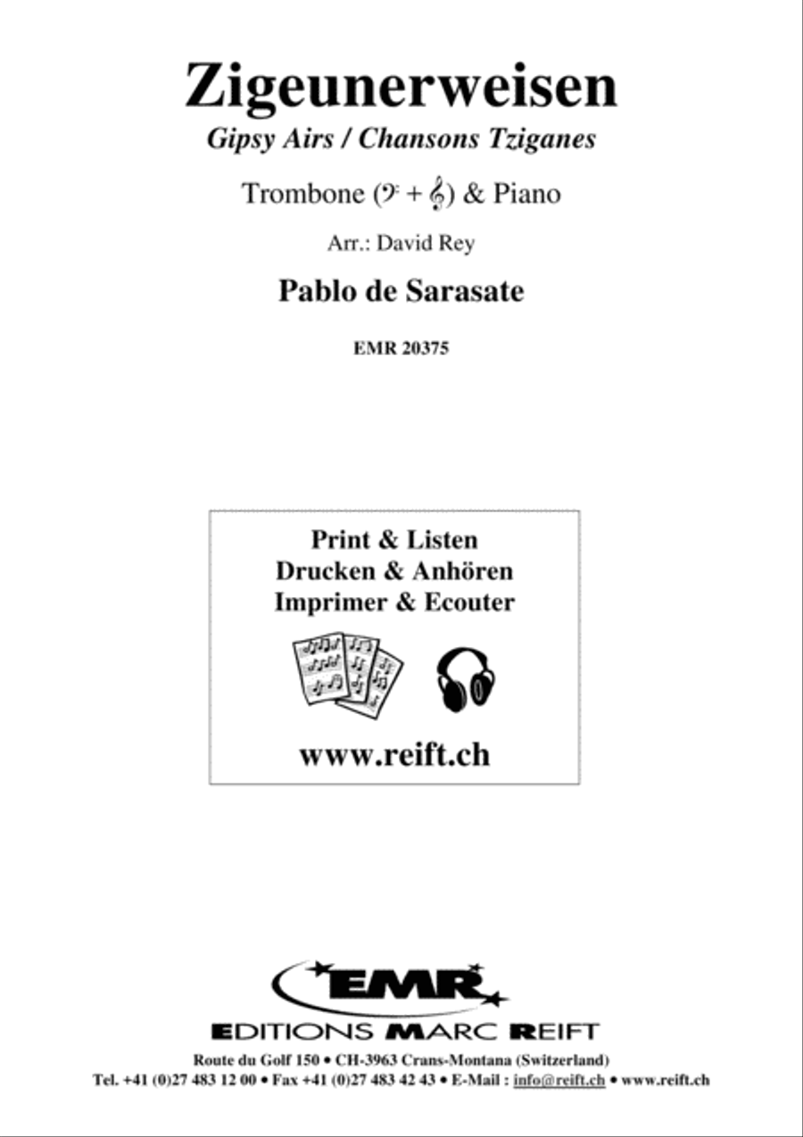 Zigeunerweisen Piano Accompaniment scores gallery preview page 2