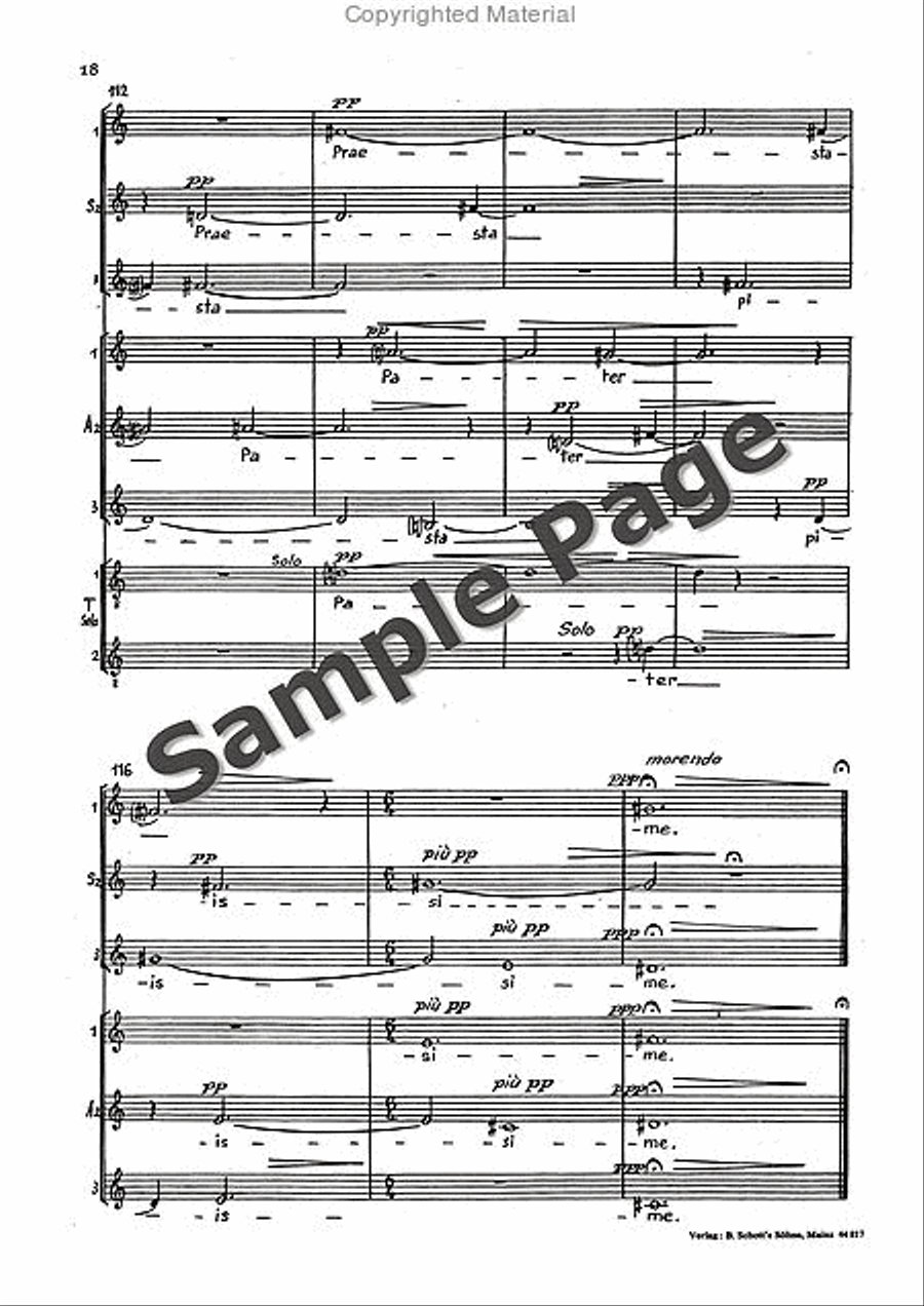 Nox Et Tenebrae Sssaaatttbbb Mixed Choir scores gallery preview page 19