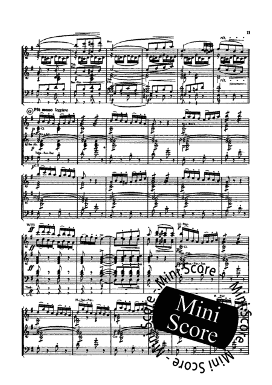 Ouverture Romantique Ouverture Romantique Concert Band scores gallery preview page 12