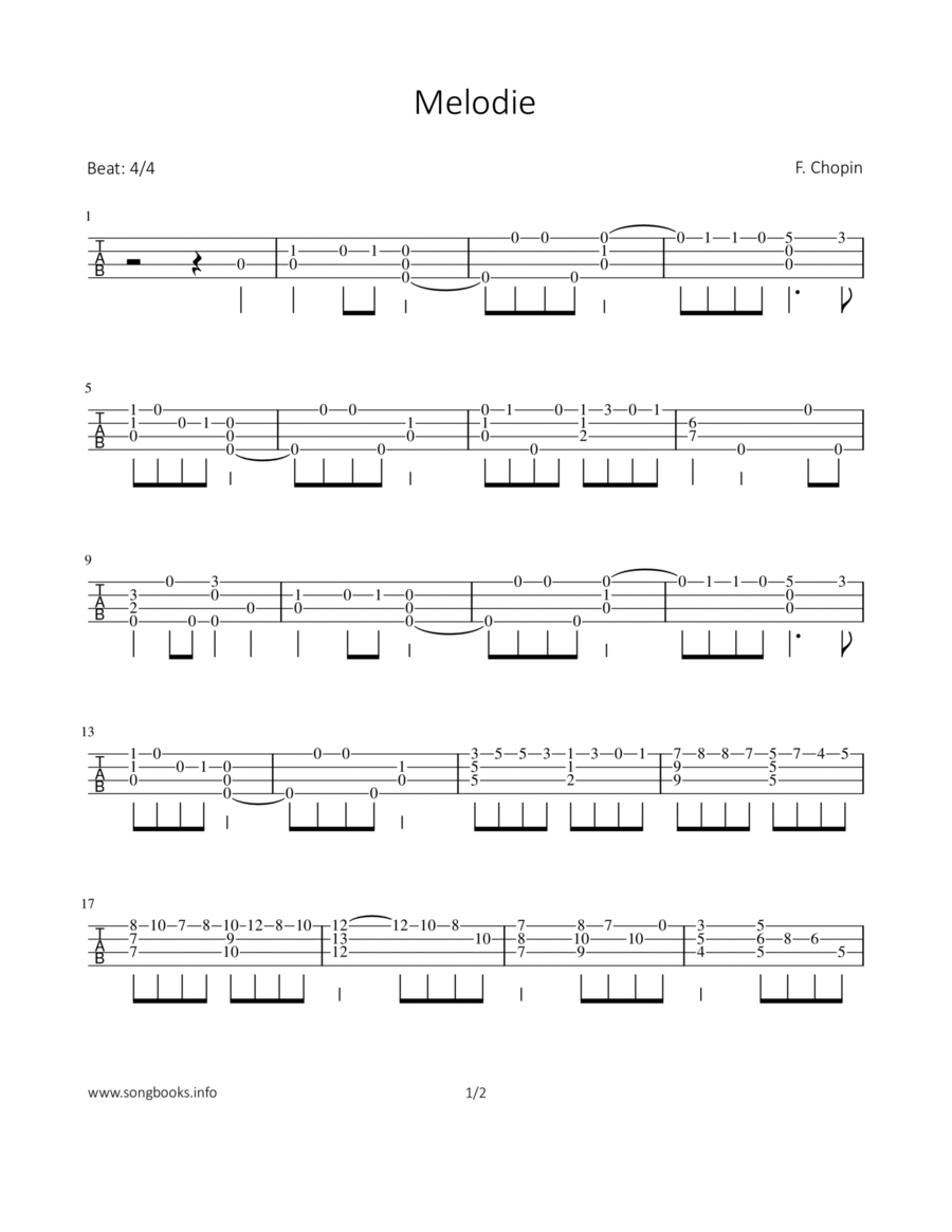 Melodie Chamber Music scores gallery preview page 1