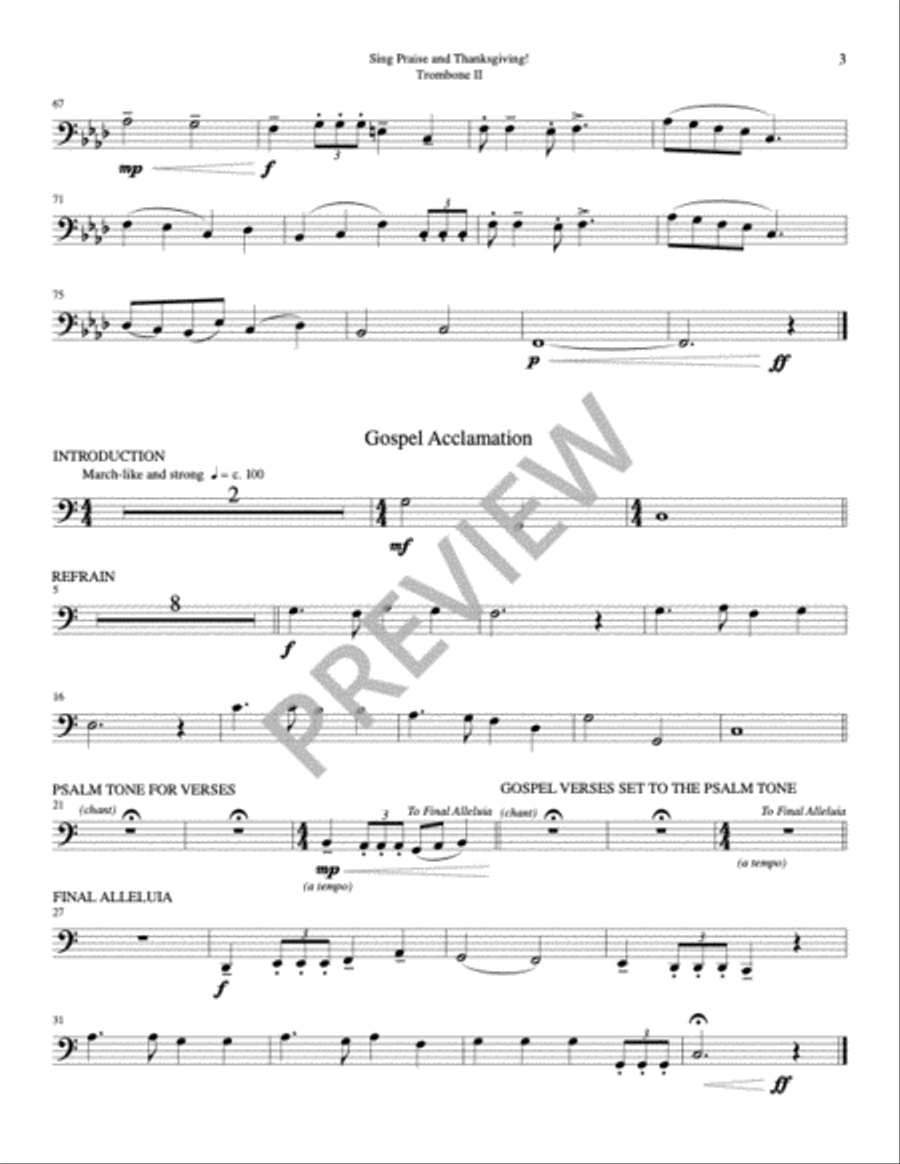 Sing Praise and Thanksgiving Mass-Choir, Cantor, Keyboard, Guitar Edition Choir scores gallery preview page 20